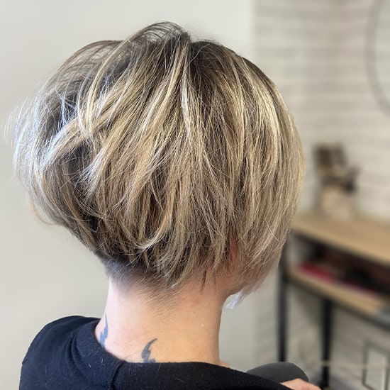 Nos réalisations : coupe femme